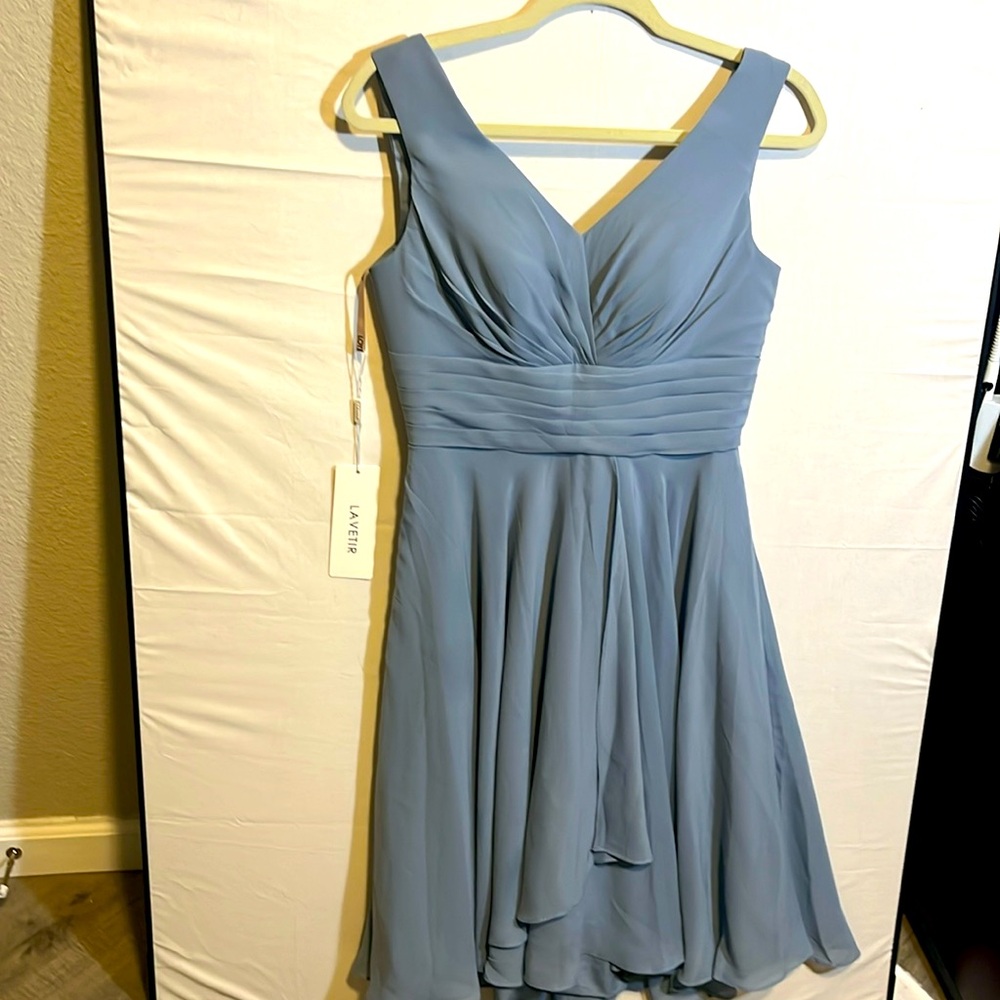 NWT powder blue bridesmaids dress